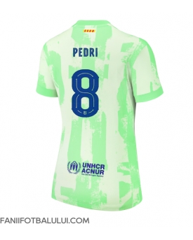 Barcelona Pedri Gonzalez #8 Tricou Fotbal Replică 2024-25 Femei Treilea